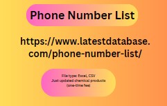 Phone Number List 